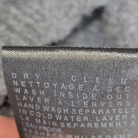 Allsaints Womens Sweater Size 4 Charcoal Gray Agari Jumper Lambswool Angora - Picture 11 of 11